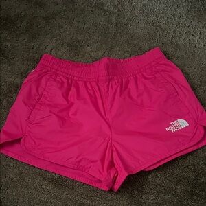 The North Face Women's Vibrant Pink Athletic Shorts